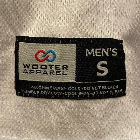 NWT~Wooter Apparel Men’s White Phi Delts Wa Alpha 18 Jersey Size Small - Picture 4 of 7
